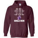 The devil i am the storm single mom T-shirts CustomCat