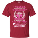 The Devil Whispered In My Ear You're Not Strong Enough To Stand The Storm I Am The Storm Nurse Shirts CustomCat