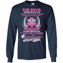 The Devil Whispered In My Ear You're Not Strong Enough To Stand The Storm I Am The Storm Nurse Shirts CustomCat