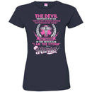 The Devil Whispered In My Ear You're Not Strong Enough To Stand The Storm I Am The Storm Nurse Shirts CustomCat