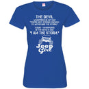 The Devil Whispered In My Ear You're Not Strong Enough To WithStand The Storm Jeep Girl Shirts CustomCat