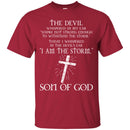 The Devil Whispered In My Ear You're Not Strong Enough To WithStand The Storm Son Of God T Shirts CustomCat