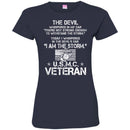 The Devil Whispered In My Ear You're Not Strong Enough To WithStand The Storm USMC Veteran Shirts CustomCat