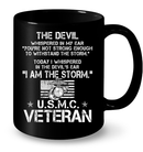 The Devil Whispered In My Ear You're Not Strong Enough To WithStand The Storm USMC Veteran Shirts GearLaunch