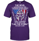 The Devil Whispered In My Ear You're Not Trong Enough To WithStand The Storm Shirt MOAON AABE Tees GearLaunch