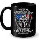 The Devil Whispered In My Ear You're Not Trong Enough To WithStand The Storm Shirt MOAON AABE Tees GearLaunch