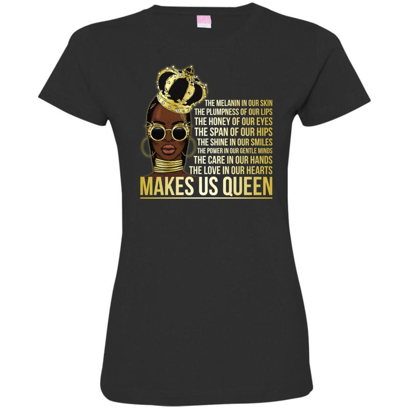 The Love In Our Hearts Makes Us Queen T-Shirt for Queens CustomCat