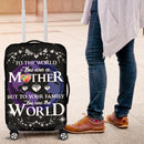 The Mother Of Autistic Children Are The World - Glittery Luggage Cover interestprint