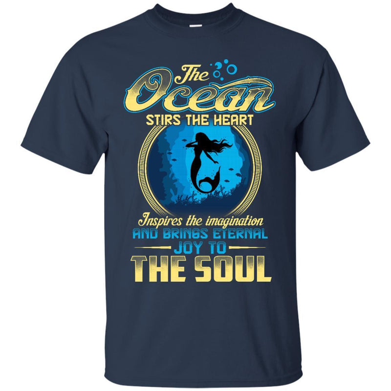 The Ocean The Soul T-shirt & Hoodie For Mermaids CustomCat