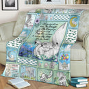 The Sound Of My Heart From The Inside Elephant Family Fleece Blanket interestprint