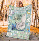 The Sound Of My Heart From The Inside Elephant Family Fleece Blanket interestprint