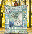 The Sound Of My Heart From The Inside Elephant Family Fleece Blanket interestprint