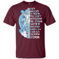 They Whispered To Her You Can't Withstand The Storm Mermaid T-shirt CustomCat