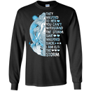 They Whispered To Her You Can't Withstand The Storm Mermaid T-shirt CustomCat