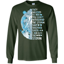 They Whispered To Her You Can't Withstand The Storm Mermaid T-shirt CustomCat