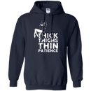 Thick thicks thin patience T-shirts CustomCat