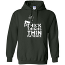 Thick thicks thin patience T-shirts CustomCat