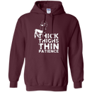 Thick thicks thin patience T-shirts CustomCat