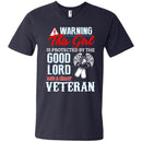This Girl Is Protected By A Crazy Veteran T-shirts & Hoodie for Veteran's Day CustomCat