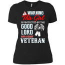 This Girl Is Protected By A Crazy Veteran T-shirts & Hoodie for Veteran's Day CustomCat