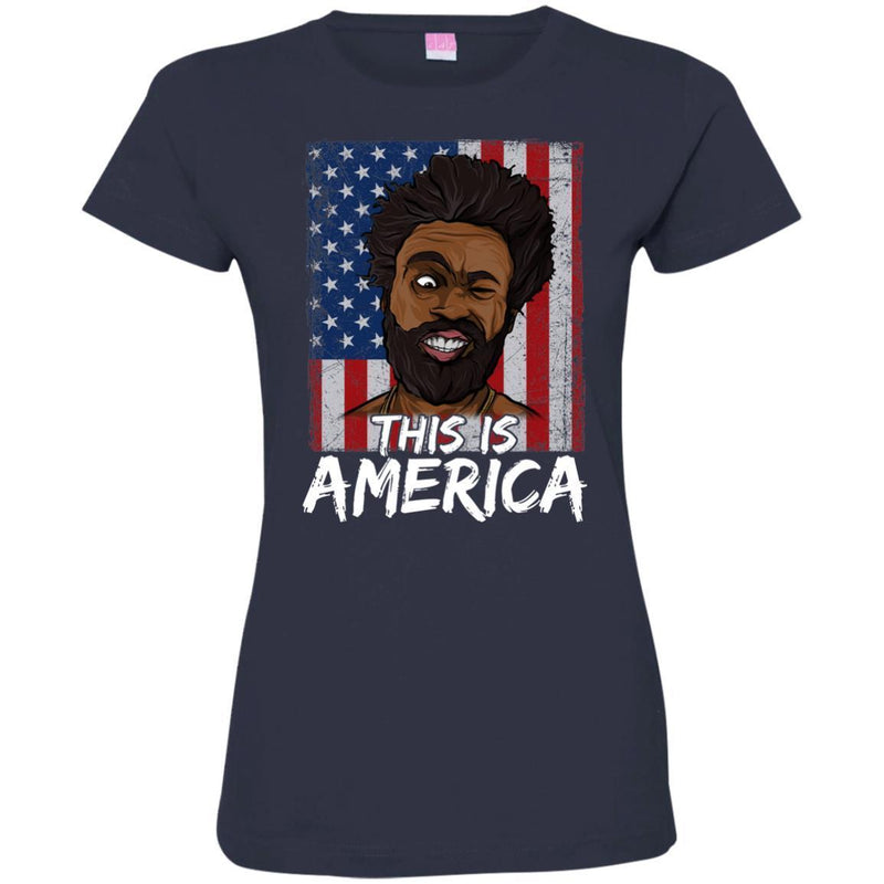 This Is America Funny T-shirts CustomCat