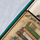 This Is My Reading Blanket For Books Lover Fleece Blanket interestprint