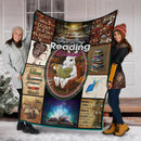 This Is My Reading Blanket For Books Lover Fleece Blanket interestprint