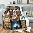 This Is My Reading Blanket For Books Lover Fleece Blanket interestprint