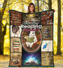 This Is My Reading Blanket For Books Lover Fleece Blanket interestprint