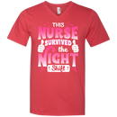 This Nurse Survived The Night Shift Tshirts CustomCat