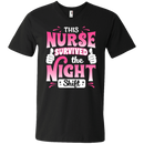 This Nurse Survived The Night Shift Tshirts CustomCat