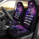 To My Husband In Heaven Car Seat Covers (Set Of 2)