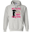 To My Wife Without You I'm Nothing Something Together We're Everything Valentine Day T Shirts CustomCat