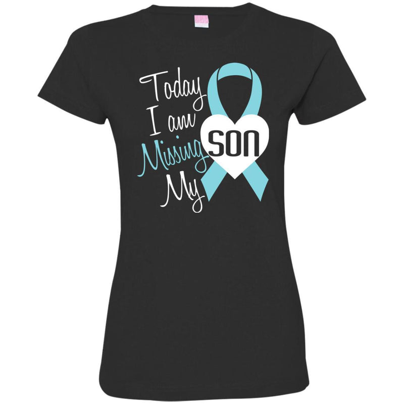 Today I Am Missing You Son T-shirts CustomCat