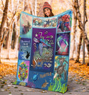 Try To Be Like The Turtle At Ease In Your Own Shell Turle Fleece Blanket interestprint