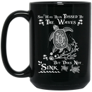 Turtle Coffee Mug She Has Been Tossed By The Waves But Does Not Sink 11oz - 15oz Black Mug CustomCat