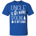 Uncle Is My Name Spoiling Is My Game Merry Christmas Funny Gift Shirts CustomCat