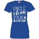 Uncle Is My Name Spoiling Is My Game Merry Christmas Funny Gift Shirts CustomCat