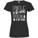 Uncle Is My Name Spoiling Is My Game Merry Christmas Funny Gift Shirts CustomCat