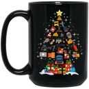 Unique Welder Design of Christmas Tree Printed on Coffee Mug CustomCat