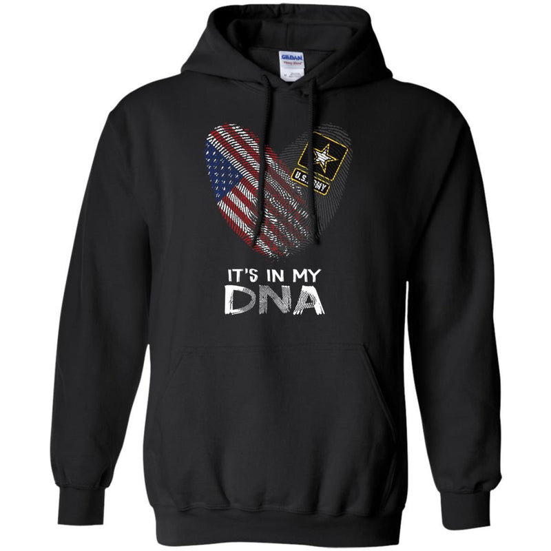 US Army Veteran T Shirt Fingerprints It's In My DNA U.S. Army Veteran Shirts CustomCat