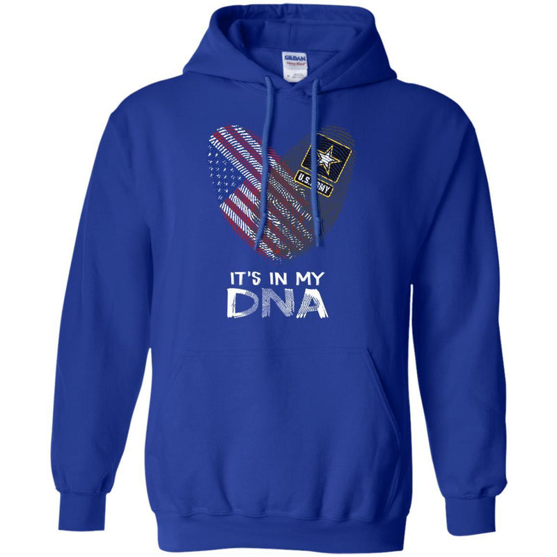 US Army Veteran T Shirt Fingerprints It's In My DNA U.S. Army Veteran Shirts CustomCat