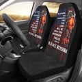 Be Strong And Courageous For The Lord USMC Veteran Car Seat Covers (Set of 2)
