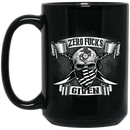 Usmc Veteran Coffee Mug Zero Fucks Given 11oz - 15oz Black Mug