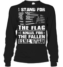 USMC Veteran I Stand For The Flag I Kneel For The Fallen GearLaunch