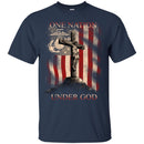 USMC Veteran T Shirt One Nation Under God Shirts CustomCat
