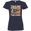 USMC Veteran T Shirt This Is How Americans Take A Knee United States Marine Corps Veteran Shirts CustomCat