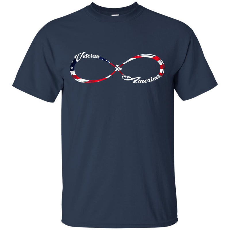 Veteran America Infinity Forever T Shirt CustomCat