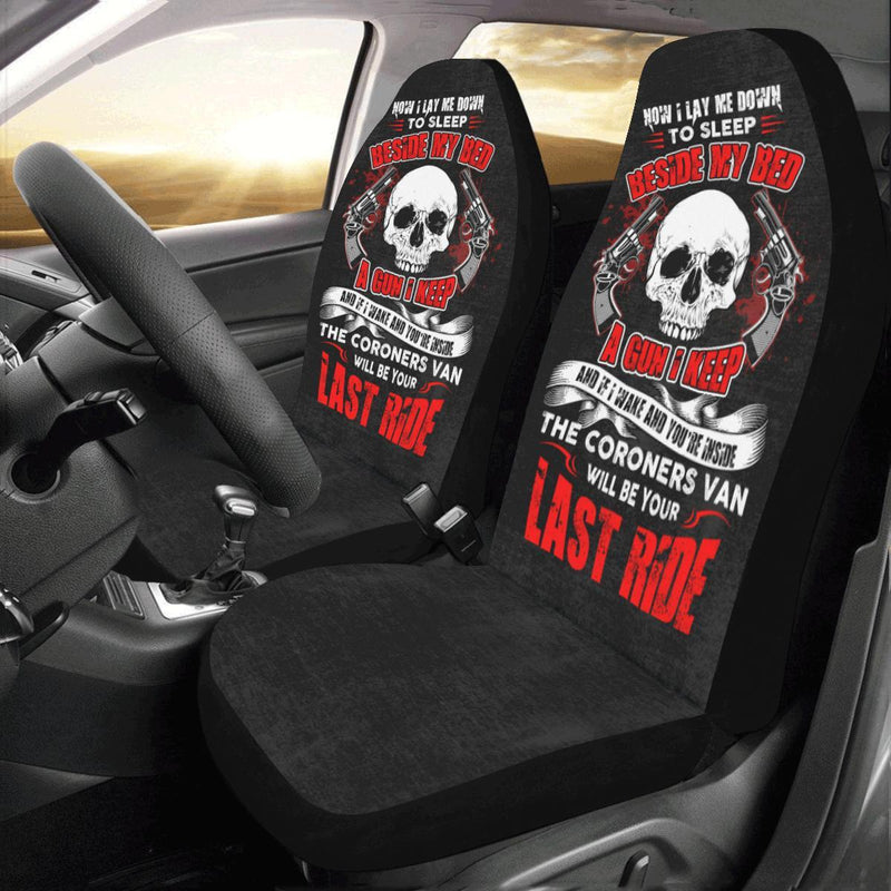 The Coroners Van Will Be Your Last Ride Car Seat Covers (Set of 2)