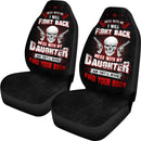 Mess With My Daughter They'll Never Find Your Body - Car Seat Covers (Set Of 2)